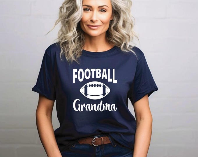 Football Grandma Shirt | Football Game Day | Family Football Shirts | Gift for the Proud Grandma | Free Shipping