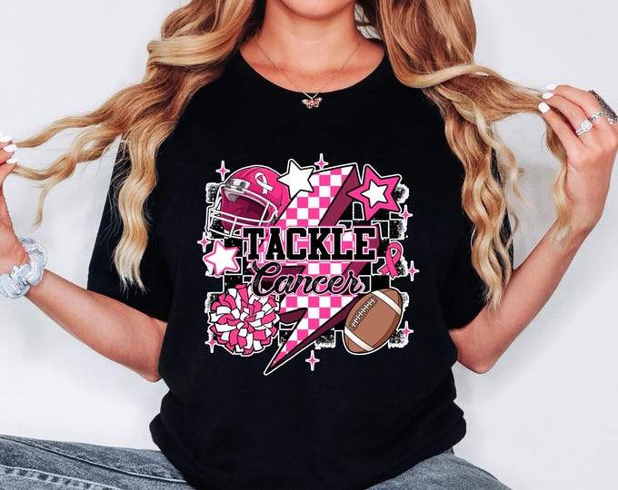 Breast Cancer Awareness Football Shirt | Wear Pink T-shirt