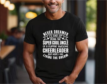 Cheer Uncle Shirt | Dry Fit Shirt | Funny Cheer Uncle Shirt | Favorite Cheer Niece | Gift for Uncle | Competition Day | Free Shipping