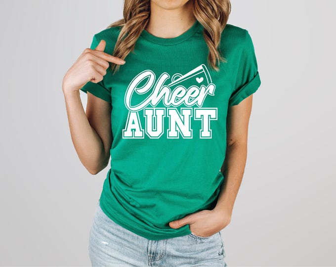 Cheer Aunt Shirt | Aunt Cheer Shirt | Cheer Competition Day | Bella Canvas Gildan A4 | Free Shipping