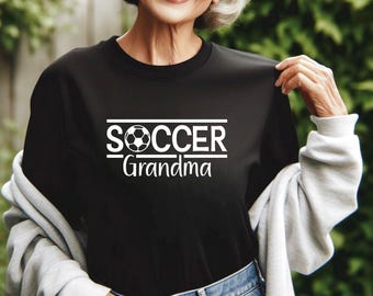 Soccer Grandma Shirt | Soccer Game Day | Proud Soccer Grandma | Grandma Soccer Shirt | Performance Shirt | Gift for Grandma | Ships Free