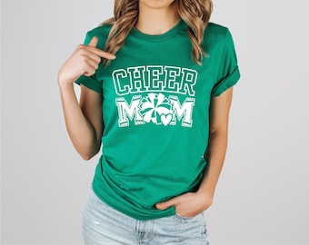 Cheer Mom Shirt | Proud Cheer Mom | Pom Pom | A4 Performance | Bella Canvas | Gildan | Gift for Mom | Free Shipping