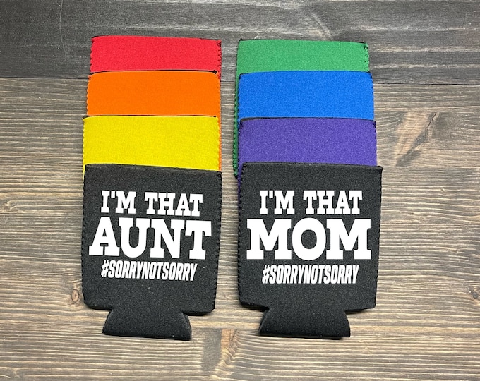 Aunt | Uncle | Insert Your Year | Personalized Aunt Coozie | Personalozed Uncle Coozie | Great Pregnancy Reveal | Uncle Established Date