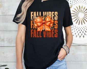 Fall Vibes | Trendy Fall Themed Shirt | Free Shipping