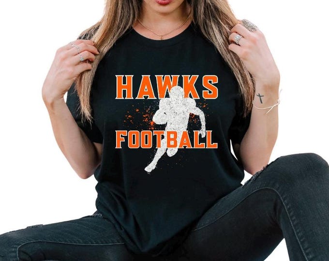 Hawks Football Shirt | Game Day Family Apparel