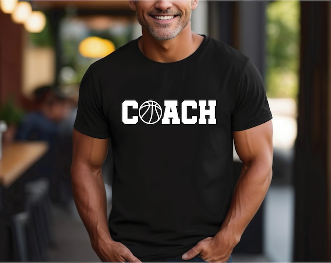 Basketball Coach Shirt | Basketball Performance Shirt | Coach TShirt | Basketball Game Day | Gift for Coach | Free Shipping