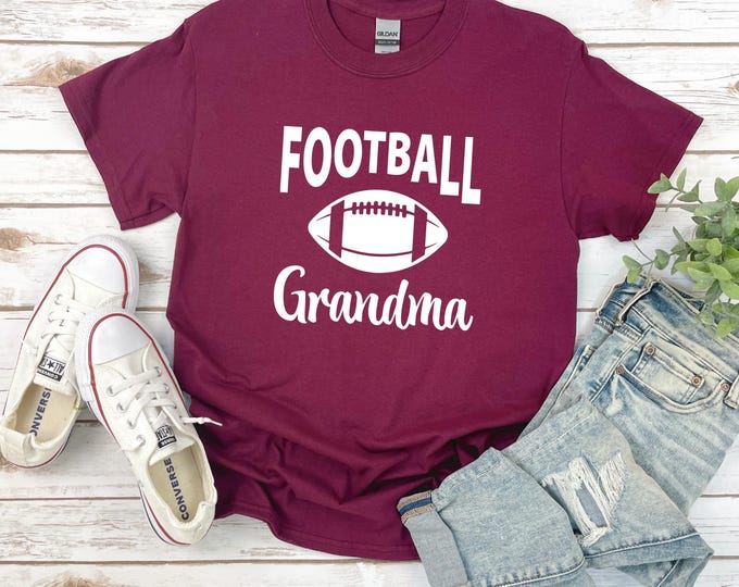 Football Grandma Shirt | Grandma Tshirt | Football Shirt | Proud Football Grandma | A4 Performance Shirt | Bella Canvas | Sweatshirt