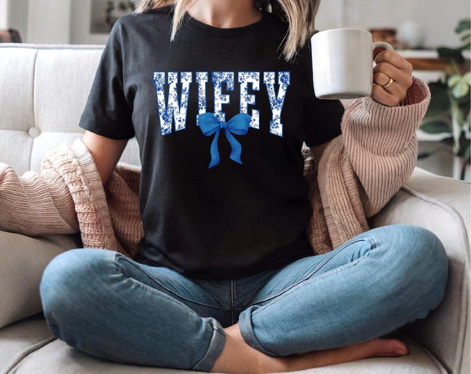 Wifey Tee: Ideal Engagement Announcement | Honeymoon Shirt | Wife Shirt | Free Shipping