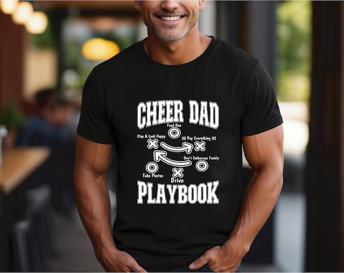 Cheer Dad Competition Day Shirt | Family Comp Shirts | Funny Cheer Shirt | Gift for Dad | Free Shipping
