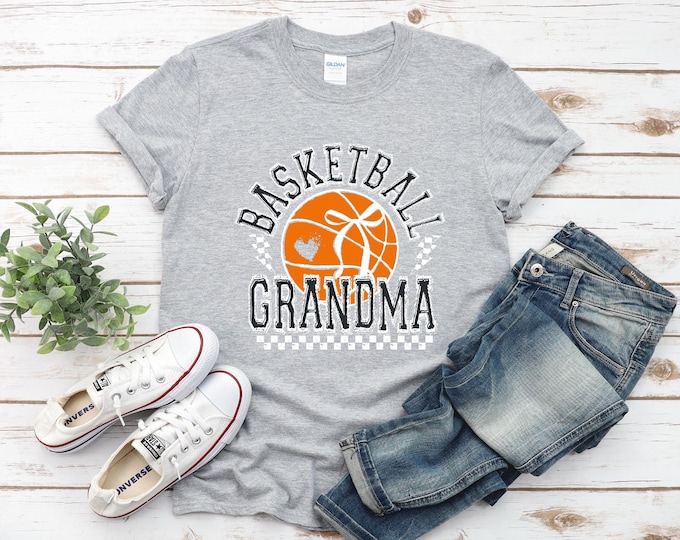 Basketball Grandma Shirt | Gift for Her | Basketball Family Shirts | Game Day Apparel | Free Shipping
