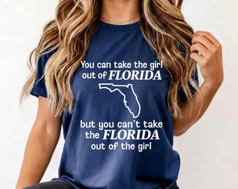 Florida Girl Shirt | Florida Girl at Heart TShirt | Always Florida Girl | Sunshine State