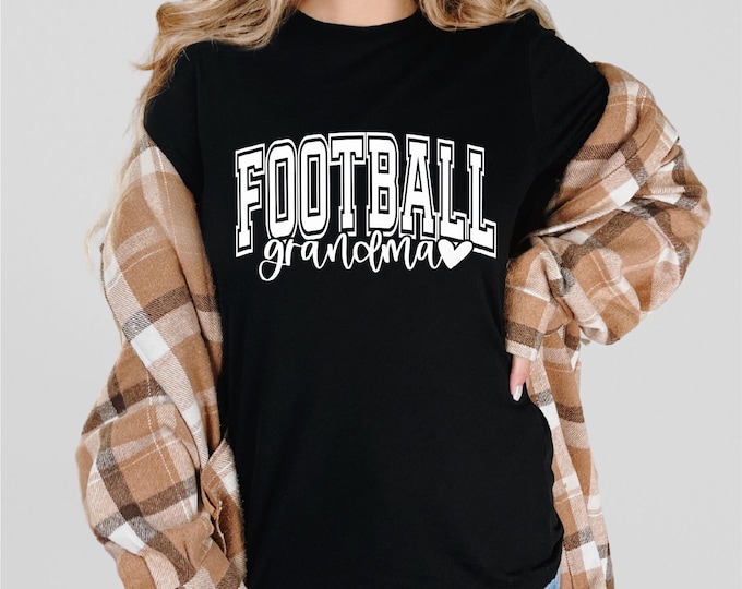 Gift for the Proud Grandma | Football Grandma Shirt |  Football Game Day | Family Football Shirts | Gift for Grandma | Free Shipping