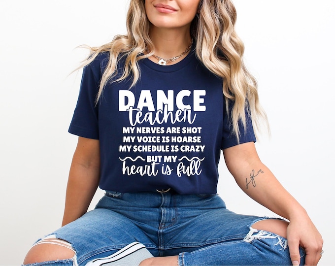 Dance Teacher Definition Shirt | DTF Printed Bella Canvas Tee
