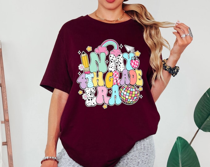 4th Grade Era Teacher Shirt | Back to School Elementary Apparel