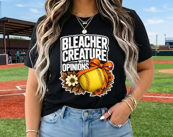 Softball Game Day | Bleacher Creature | Softball Mom | Softball Lover | Free Shipping