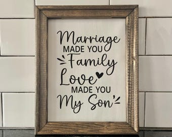 Gift for Future Son in Law | Custom Wedding Gift | Personalized Wedding Gifts for the Momentous Celebration | Custom Wall Art