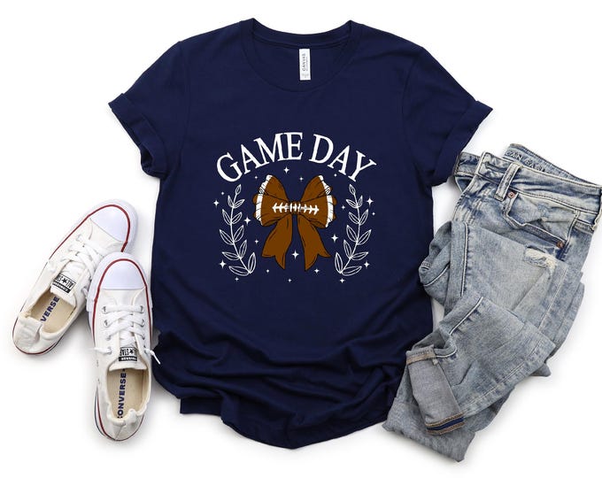 Cute Football Game Day Shirt | Football Mom | Football Grandma | Football Sister | Free Shipping