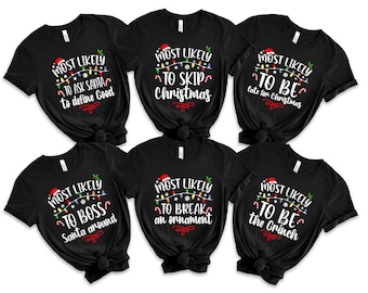 Custom Family Shirts | Christmas Party | Couples Christmas Shirt | Funny Christmas Shirts | Matching Shirts | Free Shipping