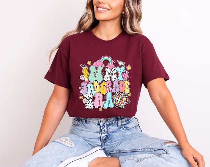 3rd Grade Era Teacher Shirt | Back to School Elementary Apparel