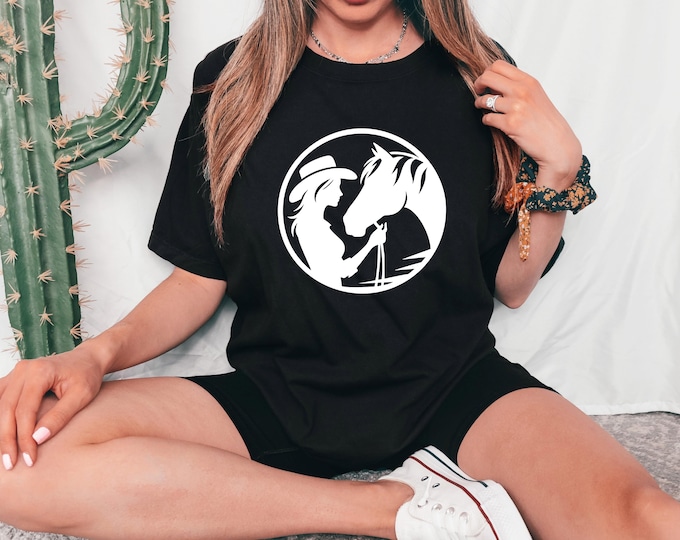Cowgirl | Horse Girl Shirt | Horse Lover T-Shirt | Horse Gifts | Free Shipping