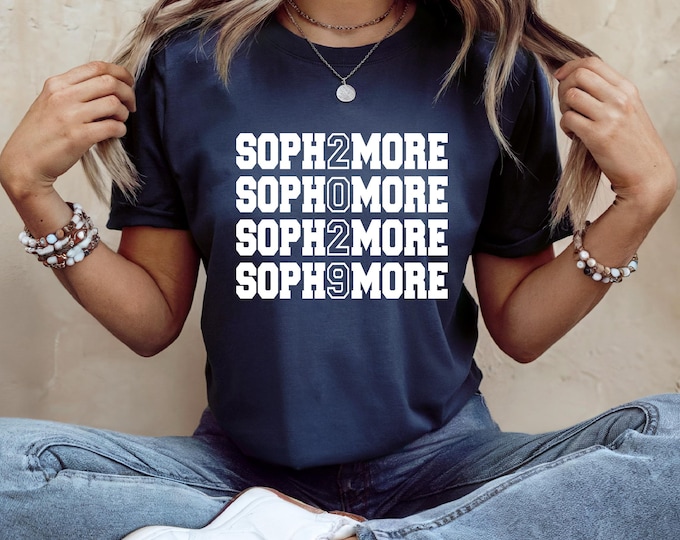 Sophomore Shirt | Class of 2029 | Back to School | High School | College | Graduation | Free Shipping