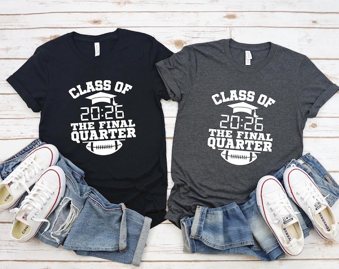 2026 Football Senior Shirt | Seniors Night 2026 | Graduation Shirt | Class of 2026 | Senior Football Tshirt