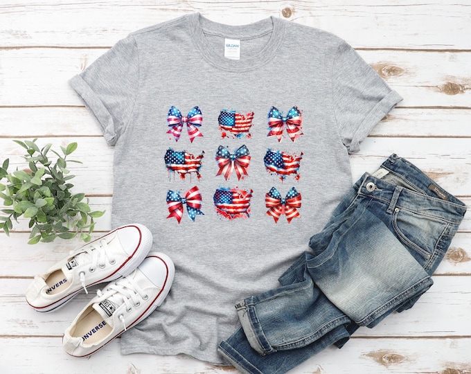 Trendy 4th of July Shirt | Independance Day | July 4th Tshirt | 4th of July Party Shirts | Gift for Her | Free Shipping