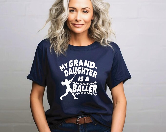Softball Grandparent | Softball That’s My Granddaughter Shirt | Proud Softball Grandma | Proud Softball Grandpa | Softball Game Day Shirt