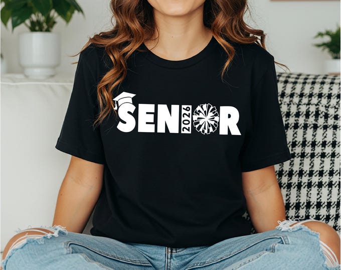 Class of 2026 Cheer Senior Shirt | Tassel | Seniors Night 2026 | Graduation Shirt