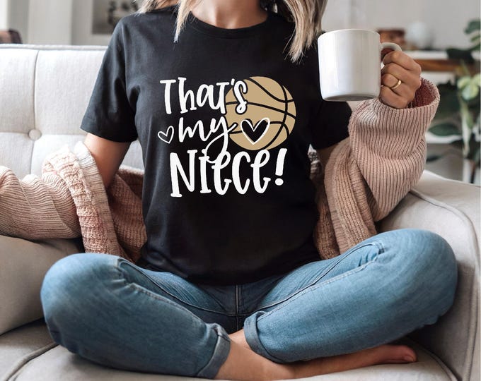 Basketball Aunt | Basketball Uncle | That's my Niece | Basketball Family Shirts | Game Day Apparel | Free Shipping