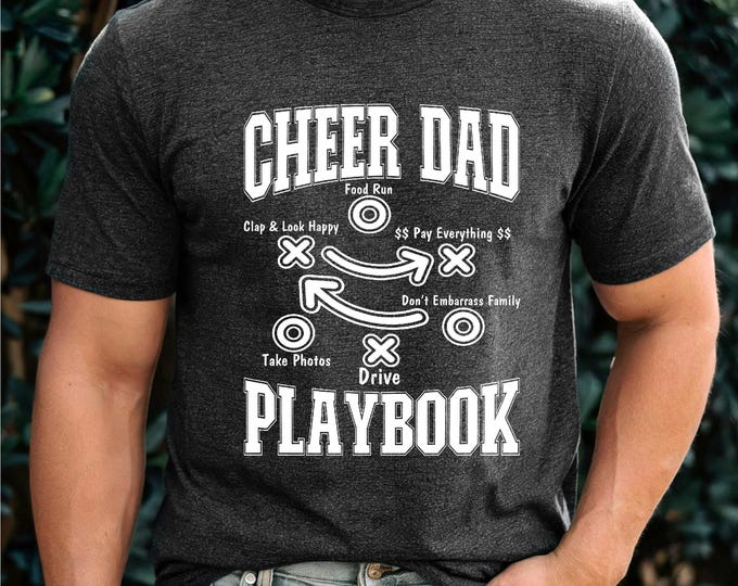 Cheer Dad Competition Day Shirt | Family Comp Shirts | Funny Cheer Shirt | Gift for Dad | Free Shipping