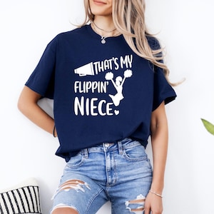 Cheer Uncle Shirt | Cheer Aunt Shirt | That’s my Flippin’ Niece Cheer Shirt | Cheer Competition Day | Bella Canvas Gildan A4 | Free Shipping