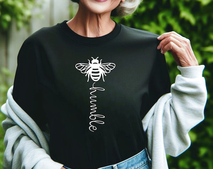 Bee Humble Shirt | Bumble Bee Shirt | Bee Theme T Shirt | Bee Humble Sweatshirt | Be Humble | Motivational Tee | Bee Minimalist Shirt