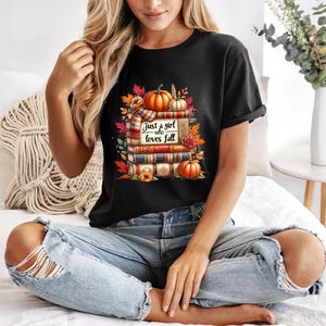 Fall Lover Shirt | Just a Girl Who Loves Fall | Free Shipping
