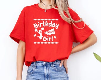 Cheer Shirt | Birthday Girl Shirt | Celebrate your Cheerleader’s Birthday in Style