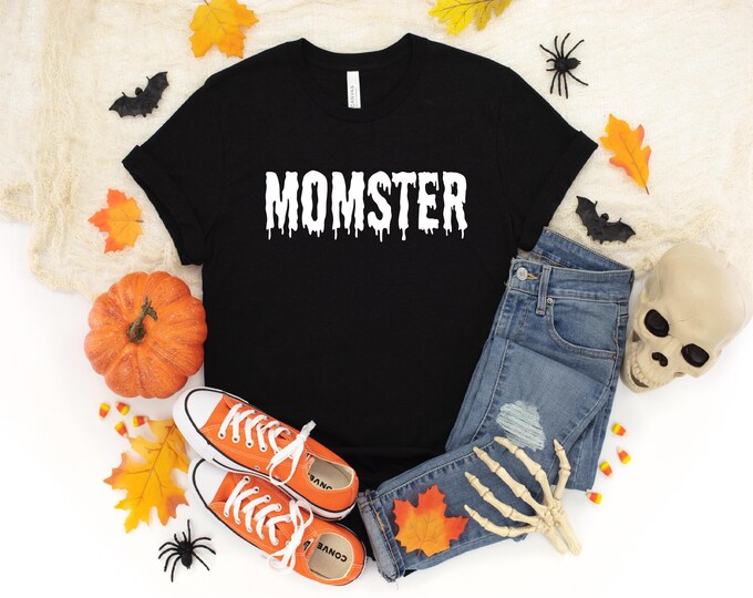 Monster Shirt | MOMster Shirt | Mom Halloween Themed Shirt | Halloween Humor | Fall Shirt | Halloween Mom Shirt | Free Shipping