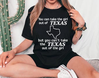 Texas Girl Shirt | Texas Girl at Heart TShirt | Texas Pride Shirt | Southern Girl | GRITS