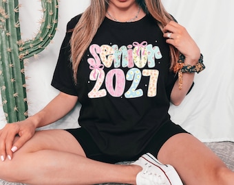 Class of 2027 | Preppy Senior Shirt | Seniors Night 2027 | Graduation Shirt | Class of 2027 | Free Shipping