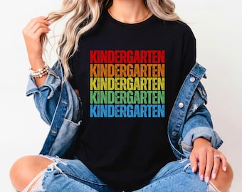 Kindergarten Teacher and Student Shirt | Back to School Elementary Apparel