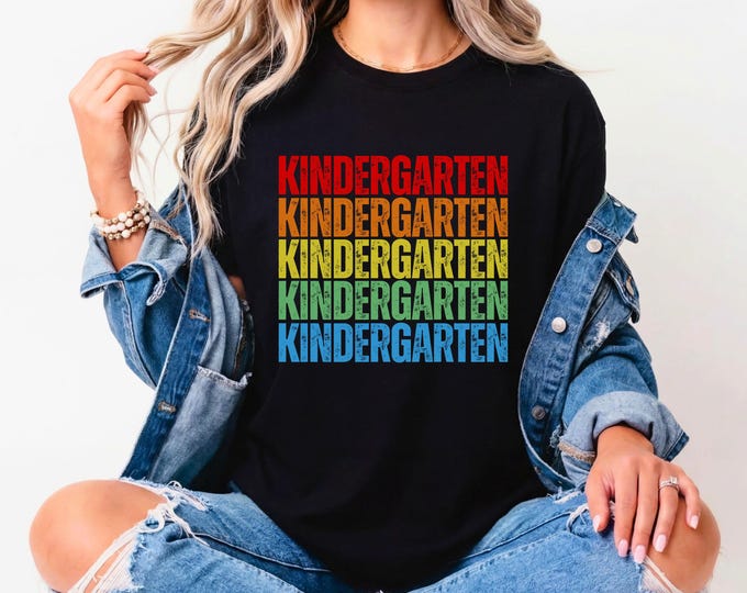 Kindergarten Teacher and Student Shirt | Back to School Elementary Apparel