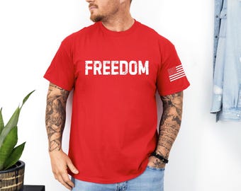 Patriotic Tribute | Freedom Shirt | A4 Performance Shirt | Bella Canvas | Gildan | Gift for Him | American Flag | Free Shipping