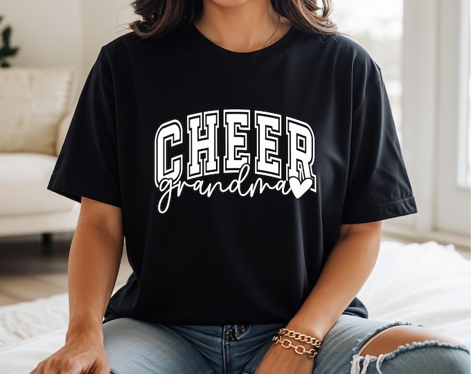 Gift for the Proud Grandma | Cheer Grandma Shirt |  Cheerleading | Family Cheer Shirts | Gift for Grandma | Free Shipping