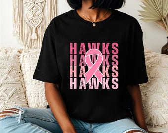 Hawks Pink Ribbon | October | Free Shipping