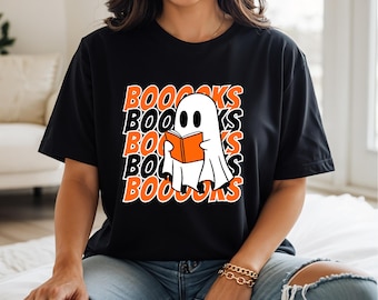 Teacher Ghost Shirt | Boo ooks | Kids Halloween Shirt | Cute Ghost Shirt | Trendy Halloween Shirt | Fall Shirt | Free Shipping