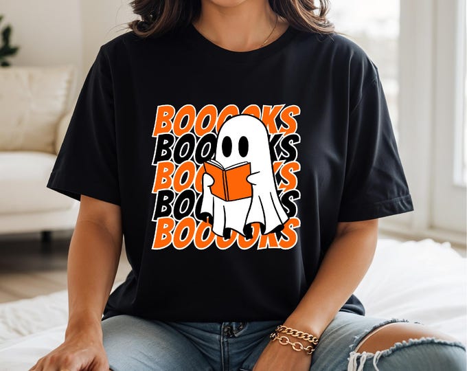 Teacher Ghost Shirt | Boo ooks | Kids Halloween Shirt | Cute Ghost Shirt | Trendy Halloween Shirt | Fall Shirt | Free Shipping