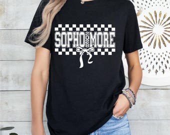 Sophomore Shirt | Class of 2028 | Back to School | High School | College | Graduation | Free Shipping