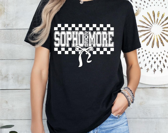 Sophomore Shirt | Class of 2028 | Back to School | High School | College | Graduation | Free Shipping
