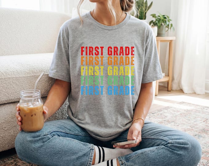 1st Grade Teacher and Student Shirt | Back to School Elementary Apparel