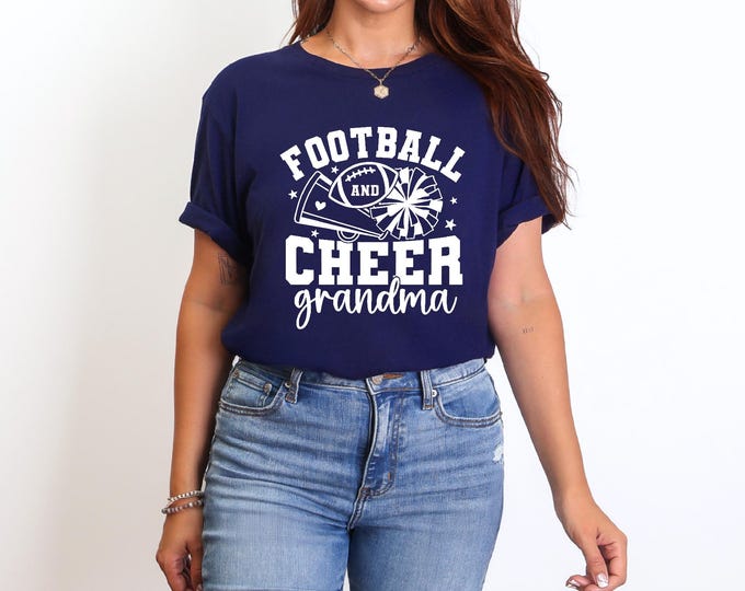 Grandma of Both | Game Day | Football and Cheer Grandma Shirt | Grandma Cheer Shirt | Grandma Football | Competition Day | Football Grandma
