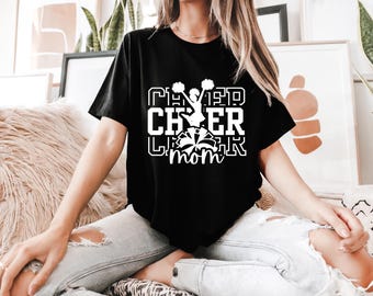 Cheer Mom Shirt | Proud Cheer Mom | Cheer Cheer Cheer | Pom Pom | A4 Performance | Bella Canvas | Gildan | Gift for Mom | Free Shipping